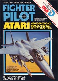 Box cover for Fighter Pilot on the Atari 8-bit.