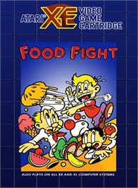 Box cover for Food Fight on the Atari 8-bit.