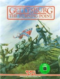 Box cover for Gettysburg: The Turning Point on the Atari 8-bit.