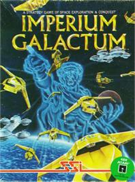 Box cover for Imperium Galactum on the Atari 8-bit.