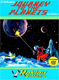 Box cover for Journey to the Planets on the Atari 8-bit.