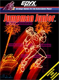 Box cover for Jumpman Junior on the Atari 8-bit.