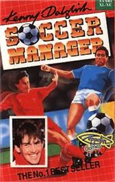 Box cover for Kenny Dalglish Soccer Manager on the Atari 8-bit.