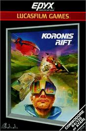 Box cover for Koronis Rift on the Atari 8-bit.