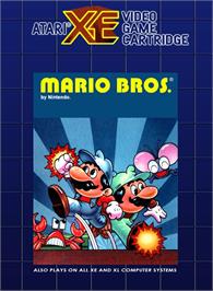 Box cover for Mario Bros. on the Atari 8-bit.