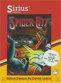 Box cover for New York City on the Atari 8-bit.