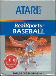 Box cover for RealSports Football on the Atari 8-bit.