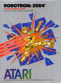 Box cover for Robotron on the Atari 8-bit.