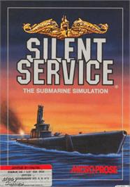 Box cover for Silent Service on the Atari 8-bit.