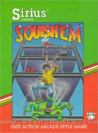 Box cover for Squish 'em on the Atari 8-bit.