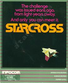 Box cover for Starcross on the Atari 8-bit.
