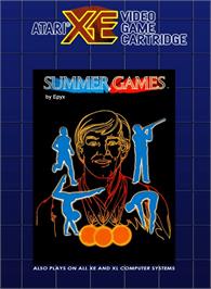 Box cover for Summer Games on the Atari 8-bit.