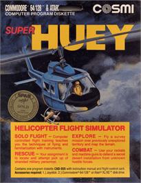 Box cover for Super Huey UH-IX on the Atari 8-bit.