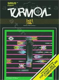 Box cover for Turmoil on the Atari 8-bit.