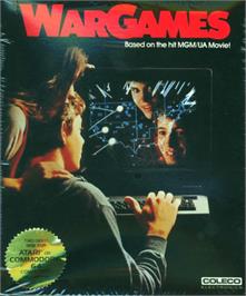 Box cover for War Games on the Atari 8-bit.