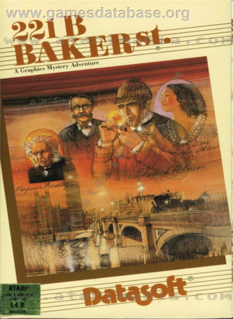 221 B Baker St. - Atari 8-bit - Artwork - Box