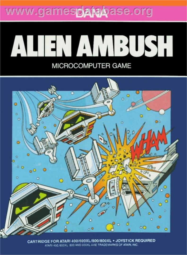 Alien Ambush - Atari 8-bit - Artwork - Box