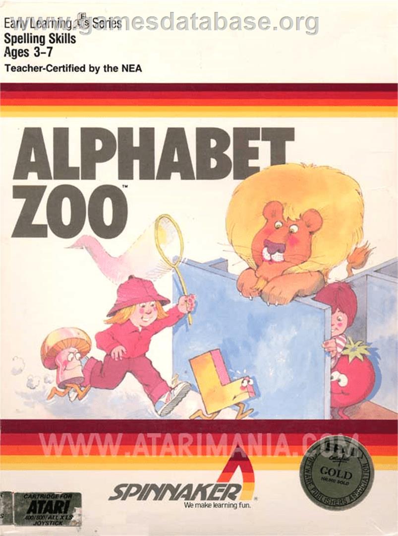 Alphabet Zoo - Atari 8-bit - Artwork - Box