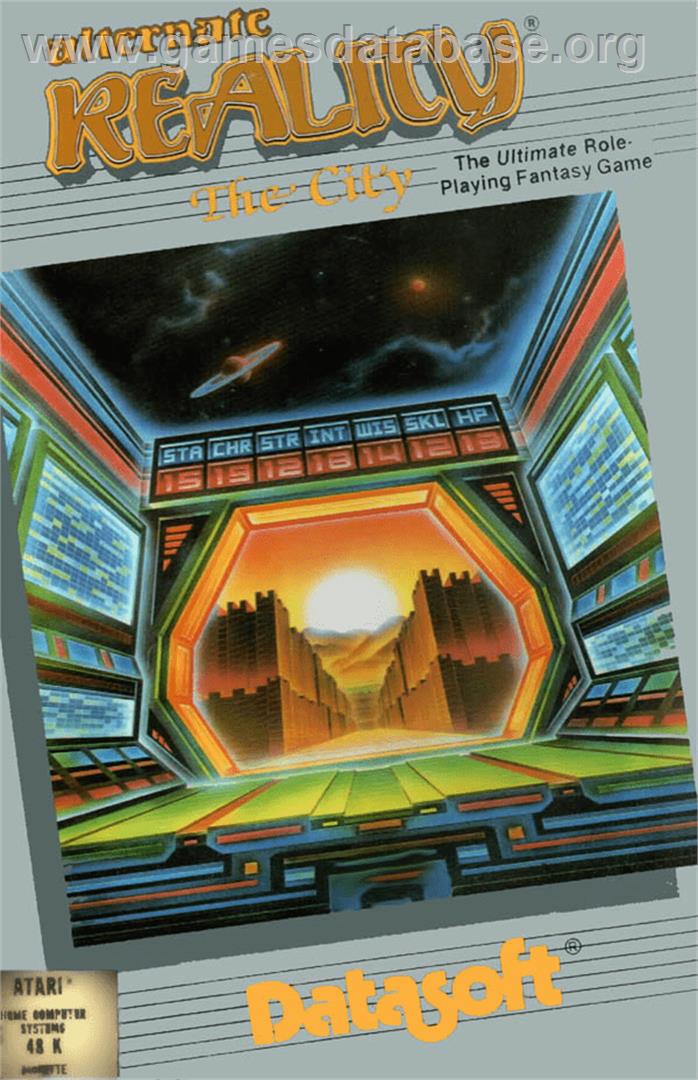 Alternate Reality: The City - Atari 8-bit - Artwork - Box