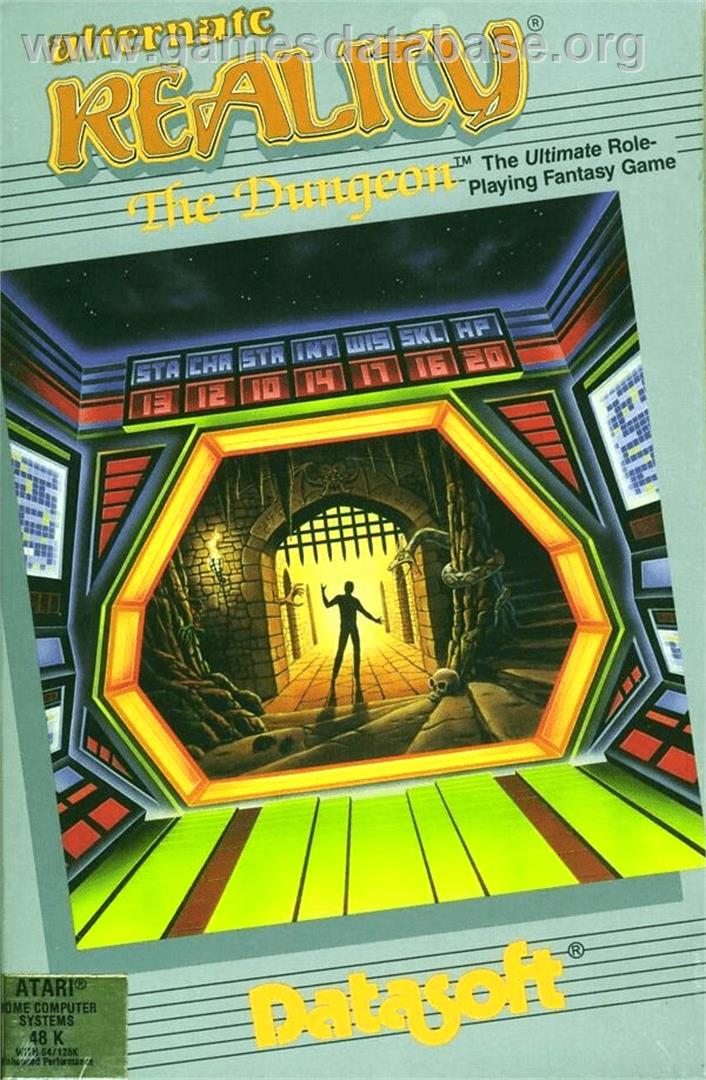 Alternate Reality: The Dungeon - Atari 8-bit - Artwork - Box