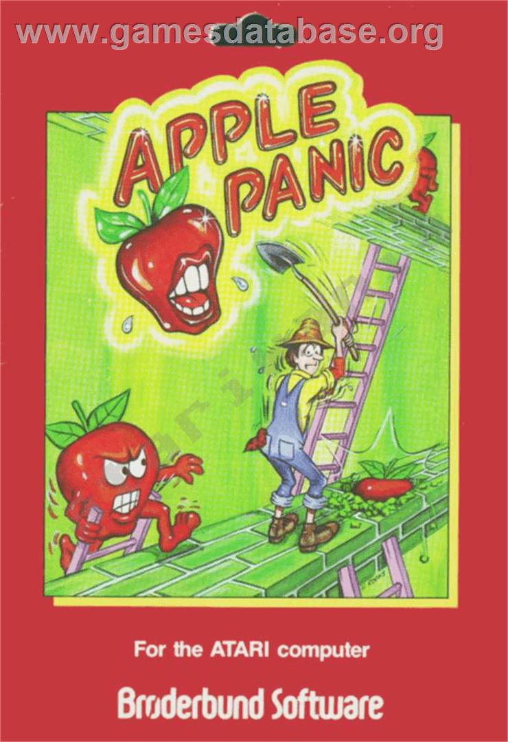 Apple Panic - Atari 8-bit - Artwork - Box