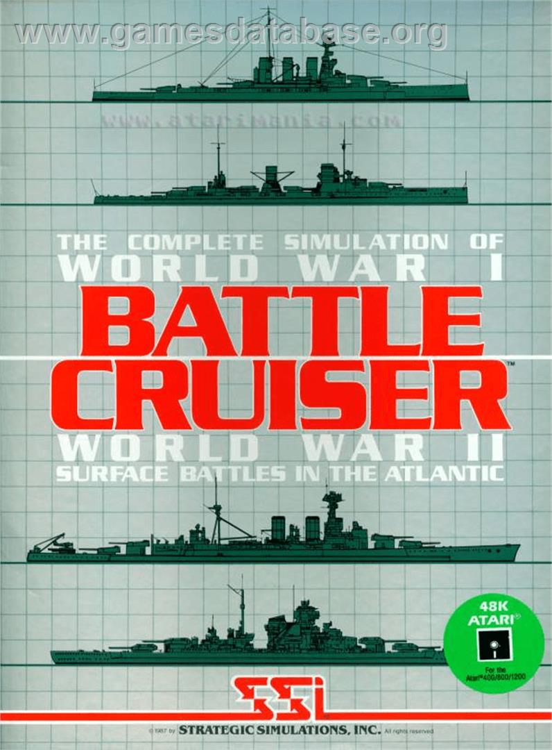 Battle Cruiser - Atari 8-bit - Artwork - Box