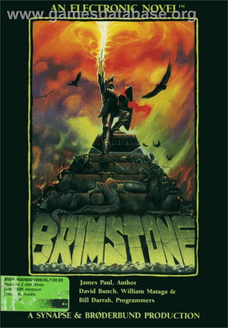 Brimstone - Atari 8-bit - Artwork - Box