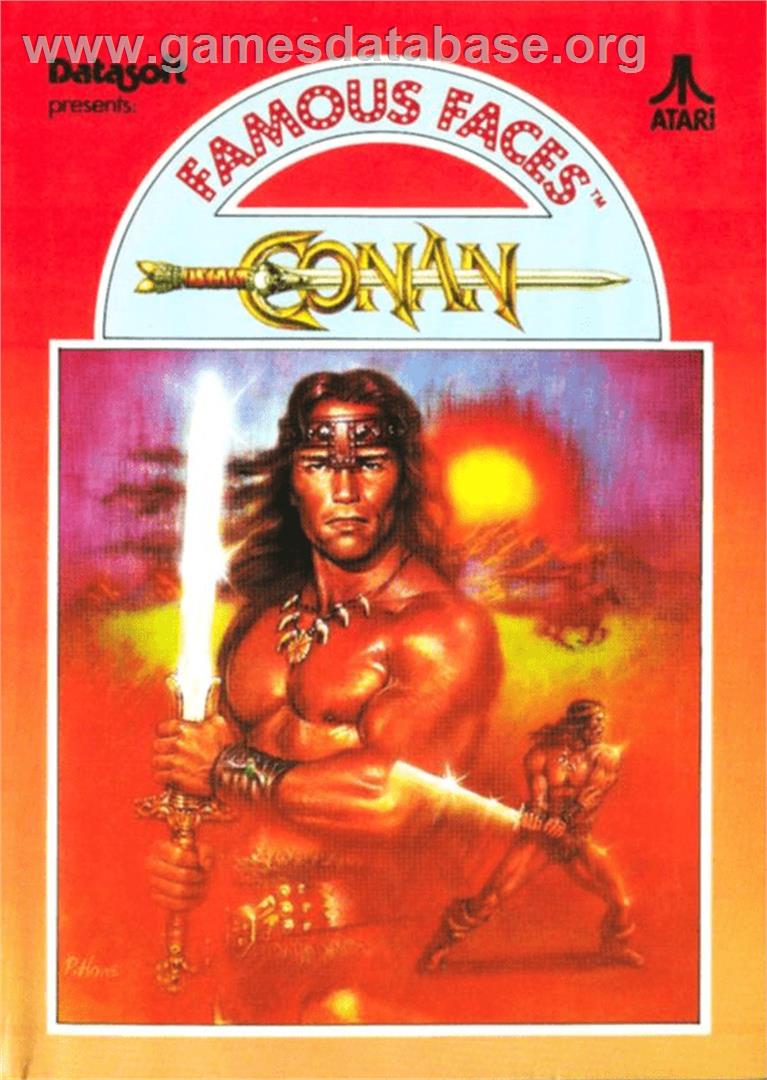 Conan: Hall of Volta - Atari 8-bit - Artwork - Box