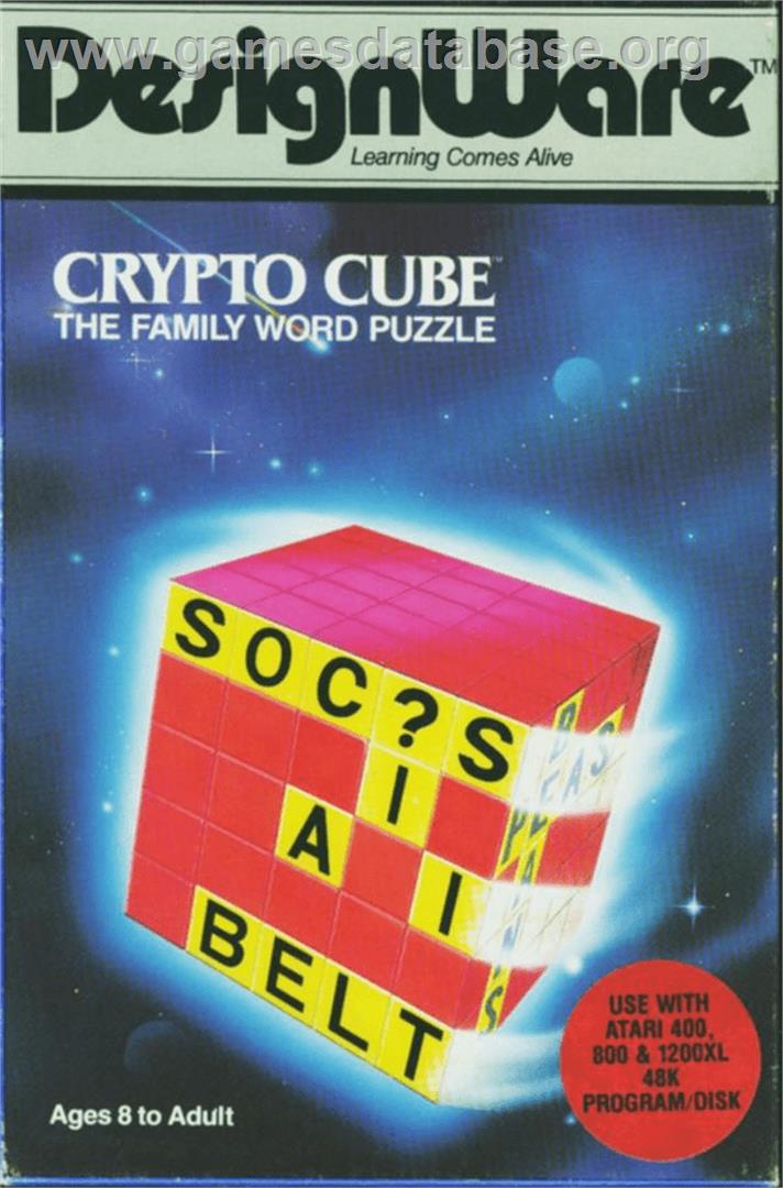 Crypto Cube - Atari 8-bit - Artwork - Box