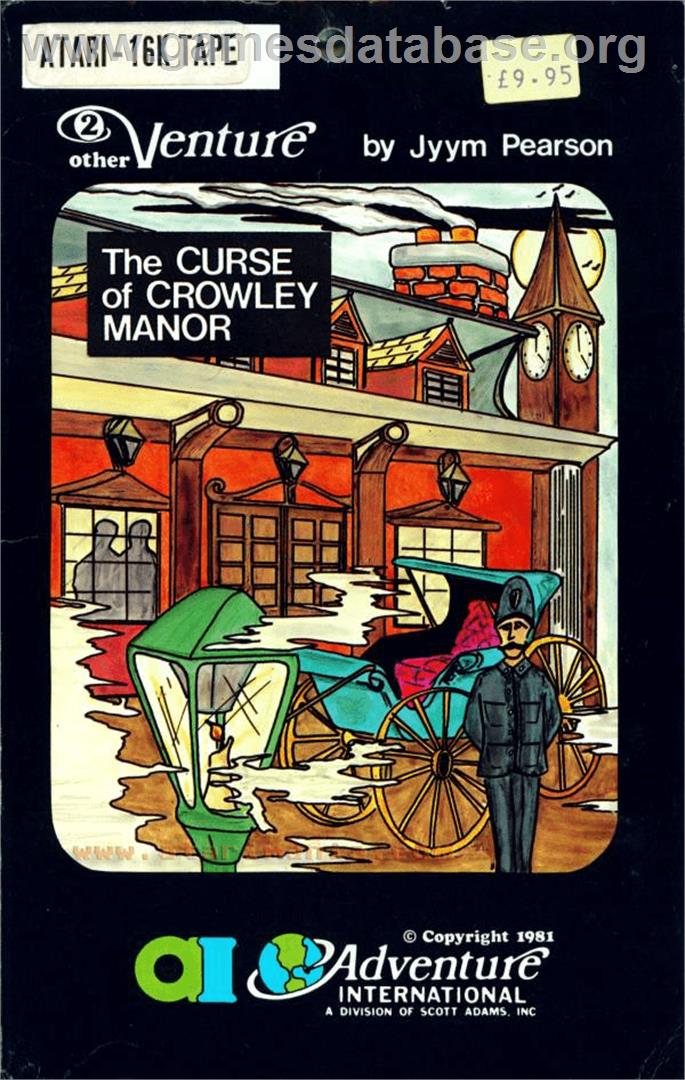 Curse of Crowley Manor - Atari 8-bit - Artwork - Box