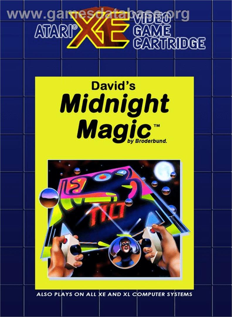 David's Midnight Magic - Atari 8-bit - Artwork - Box