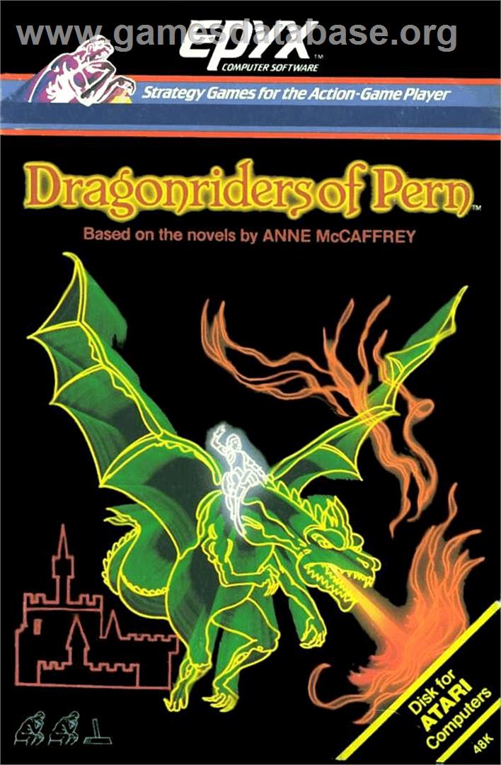 Dragonriders of Pern - Atari 8-bit - Artwork - Box