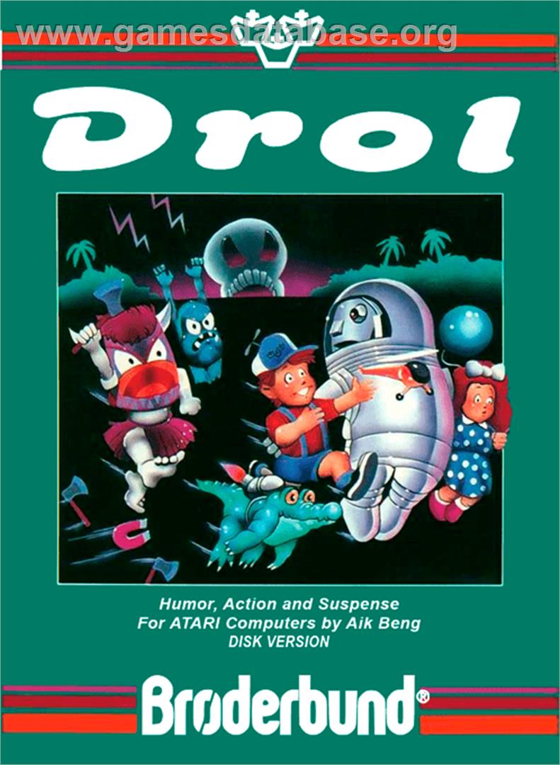 Drol - Atari 8-bit - Artwork - Box