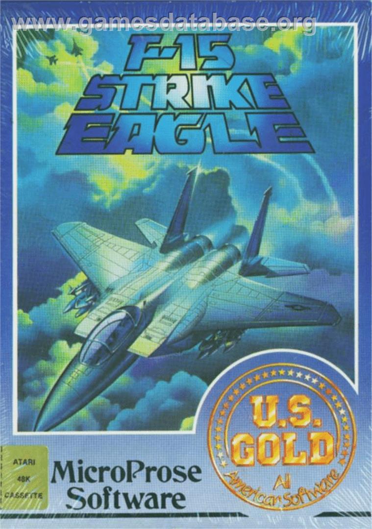 F-15 Strike Eagle - Atari 8-bit - Artwork - Box