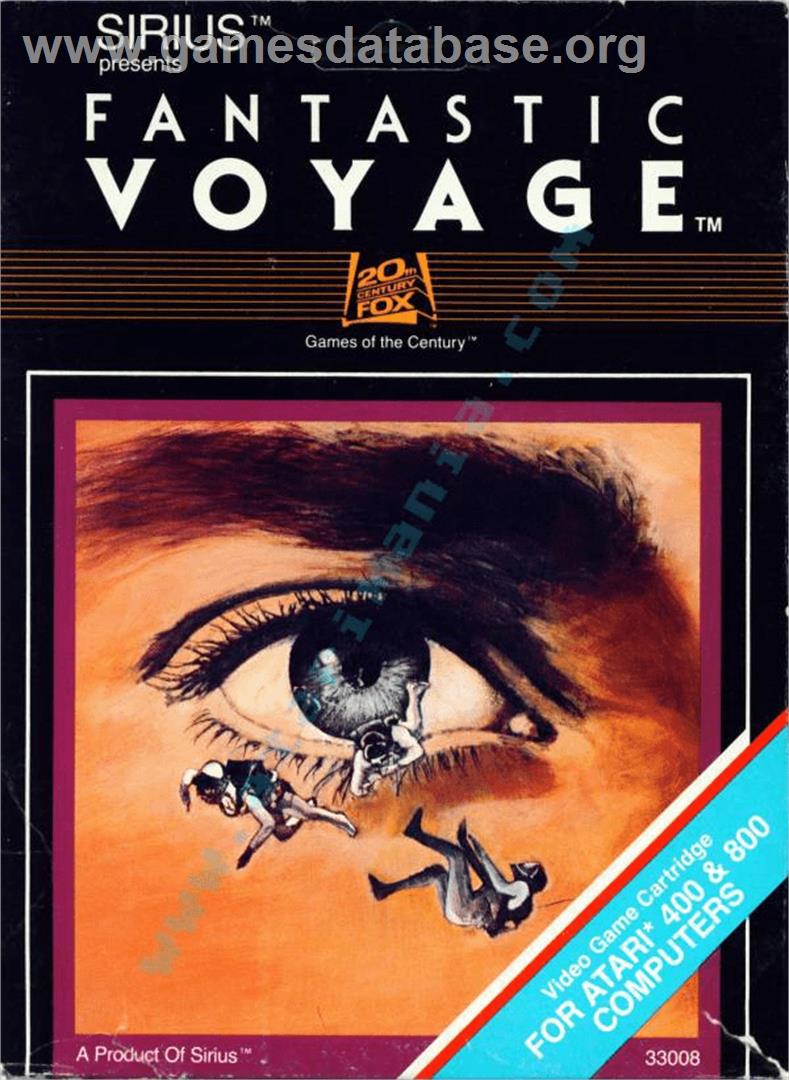 Fantastic Voyage - Atari 8-bit - Artwork - Box