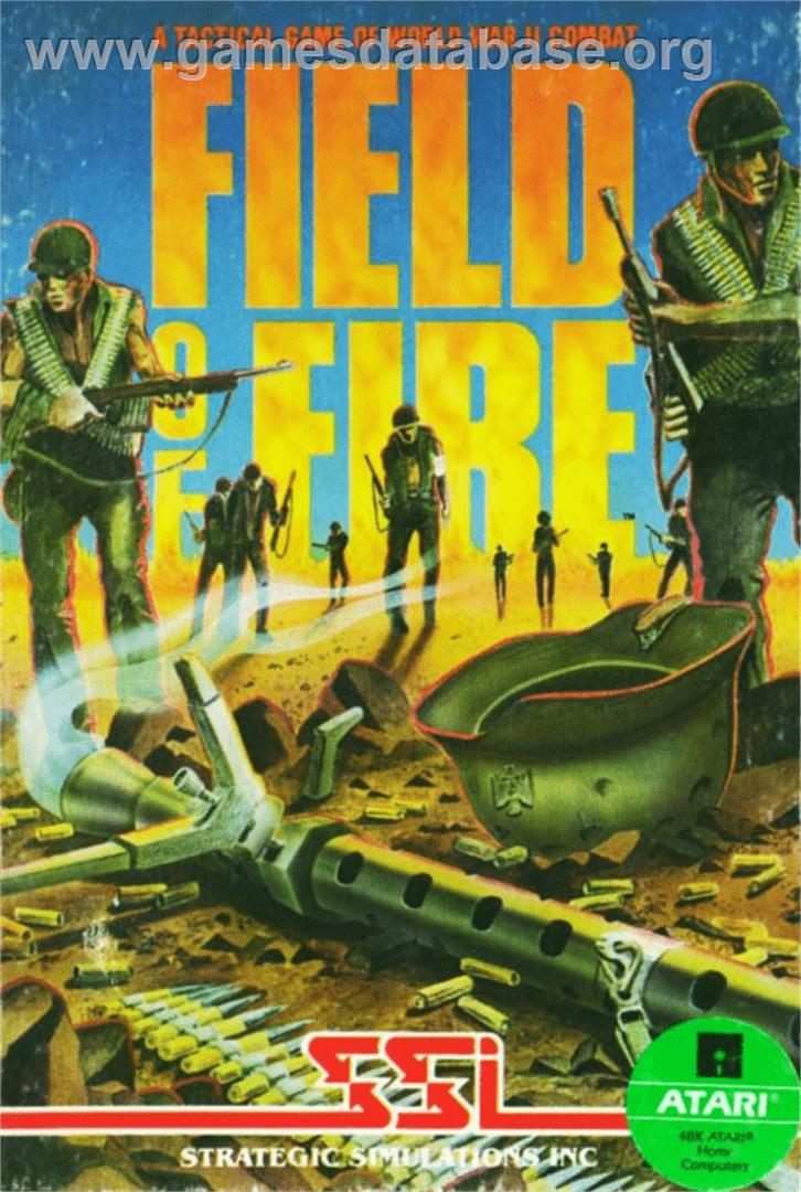 Field of Fire - Atari 8-bit - Artwork - Box