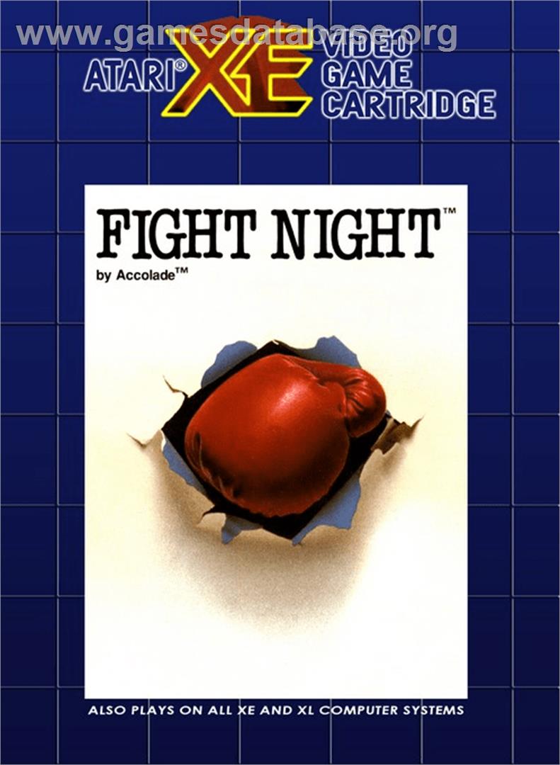 Fight Night - Atari 8-bit - Artwork - Box