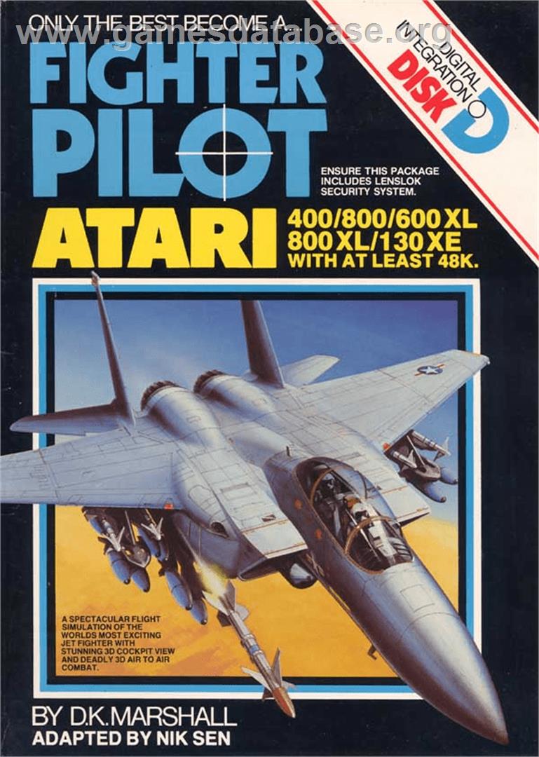 Fighter Pilot - Atari 8-bit - Artwork - Box