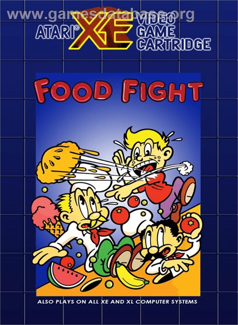 Food Fight - Atari 8-bit - Artwork - Box