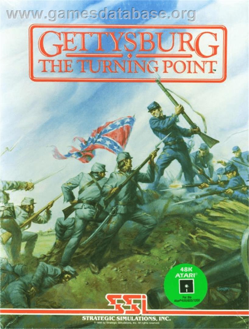 Gettysburg: The Turning Point - Atari 8-bit - Artwork - Box