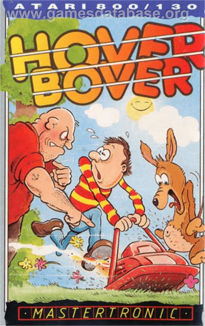 Hover Bovver - Atari 8-bit - Artwork - Box