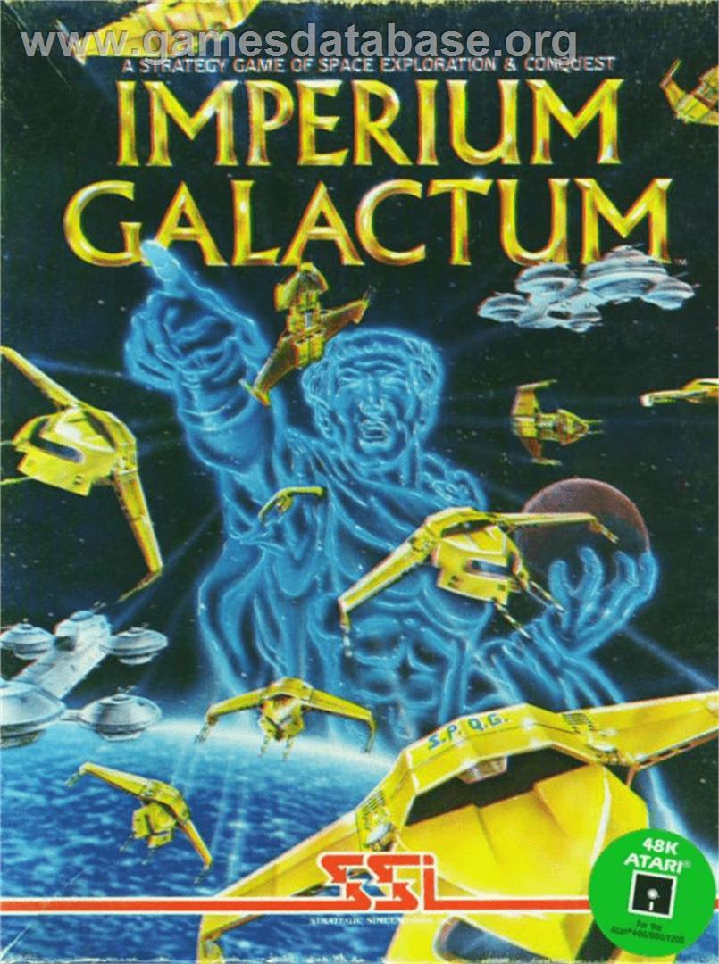 Imperium Galactum - Atari 8-bit - Artwork - Box