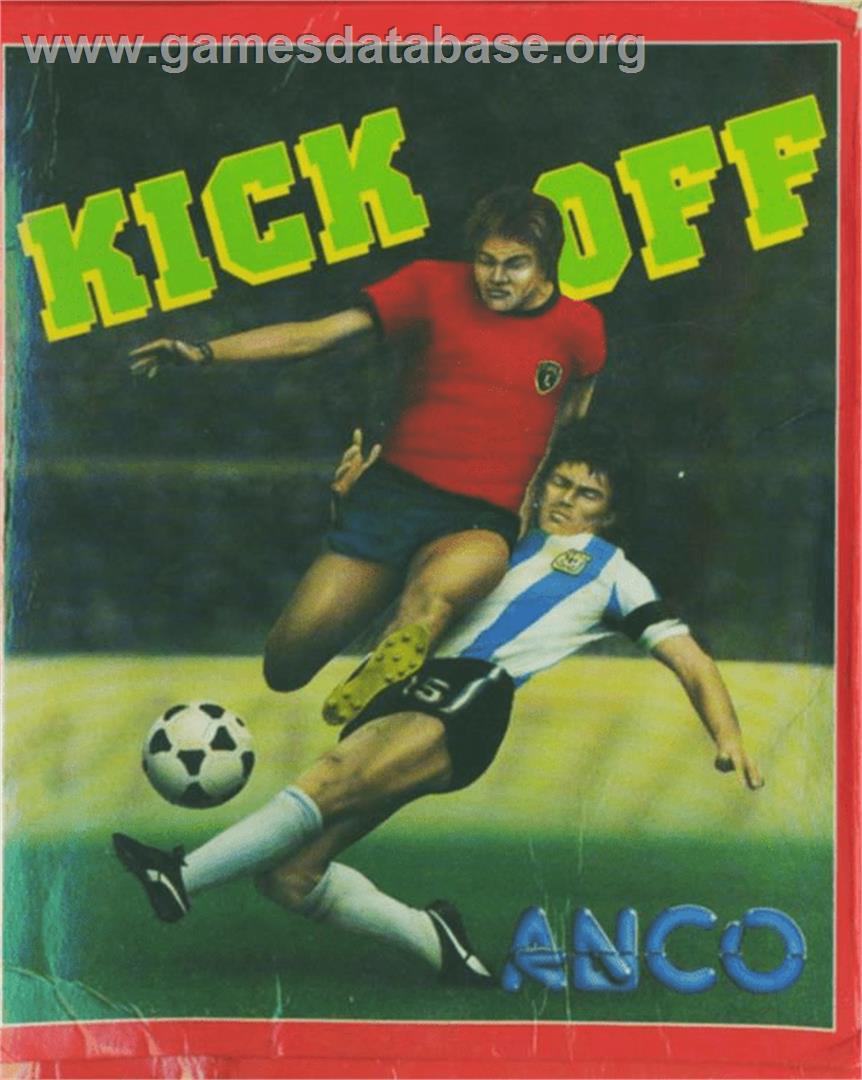 Kick Off - Atari 8-bit - Artwork - Box
