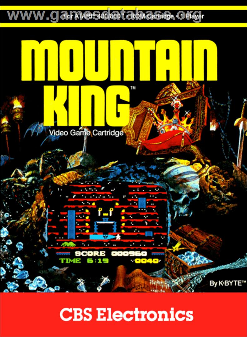 Mountain King - Atari 8-bit - Artwork - Box
