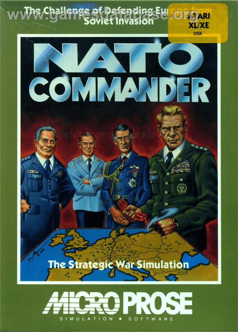 NATO Commander - Atari 8-bit - Artwork - Box
