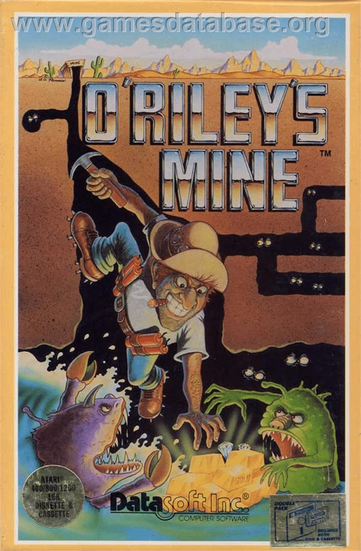 O'Riley's Mine - Atari 8-bit - Artwork - Box
