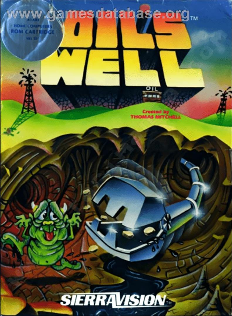 Oil's Well - Atari 8-bit - Artwork - Box