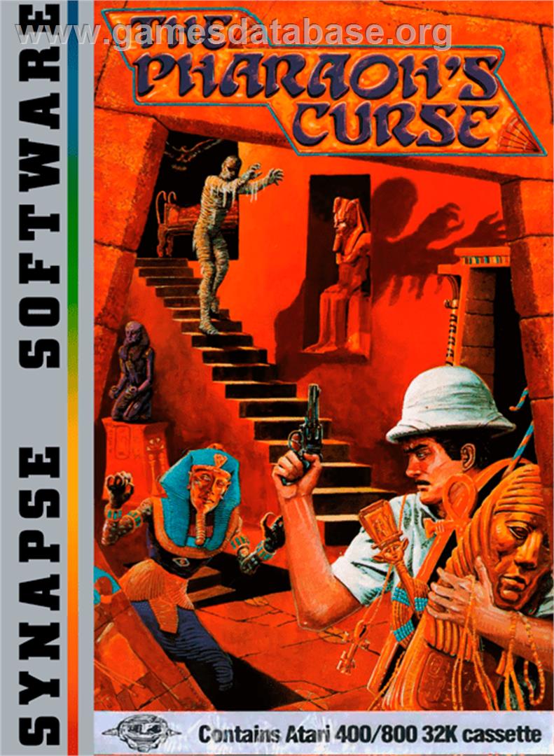 Pharaoh's Curse - Atari 8-bit - Artwork - Box