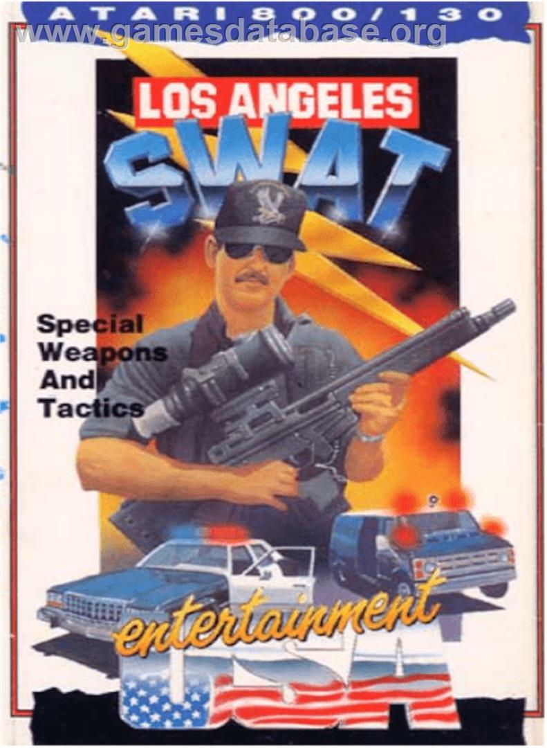 SWAT - Atari 8-bit - Artwork - Box