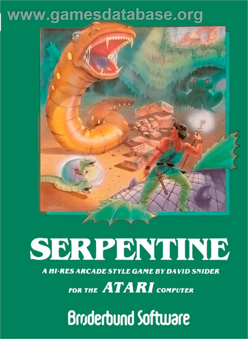 Serpentine - Atari 8-bit - Artwork - Box